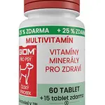 Giom S Pes Multivitamín 60 Tbl 25% Zdarma