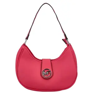 Elegantní dámská kabelka do ruky Ruby, výrazná růžová