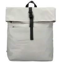 Trendy dámský pogumovaný batoh Ustym, světle šedá