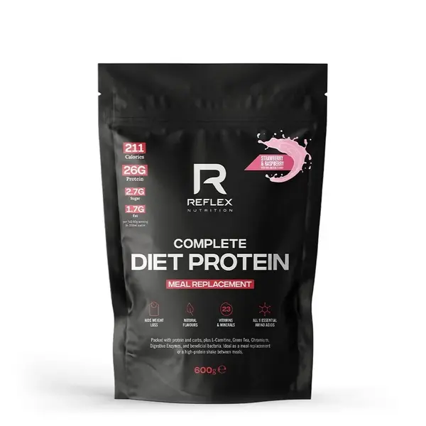 Reflex Nutrition Complete Diet Protein jahoda a malina 600 g