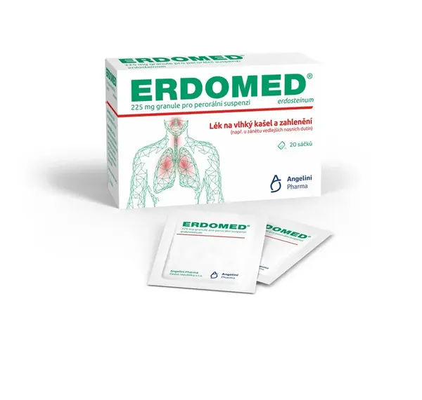 Erdomed 225mg granule pro perorální suspenzi 20ks