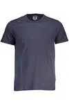 GIAN MARCO VENTURI MEN'S SHORT SLEEVED T-SHIRT BLUE