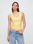 GAP Ribbed tank top with logo - Women's