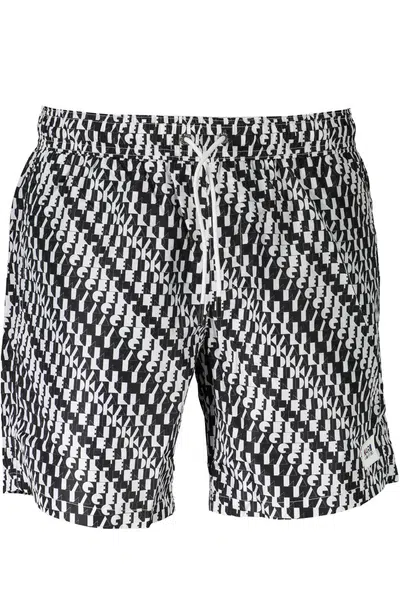KARL LAGERFELD BEACHWEAR SWIMSUIT BOTTOM MEN WHITE