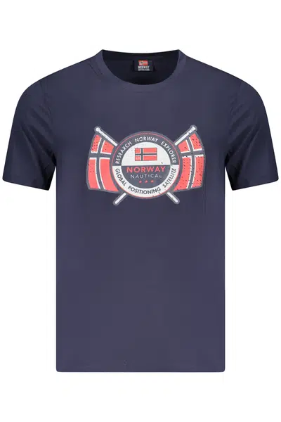 NORWAY 1963 MEN'S SHORT SLEEVE T-SHIRT BLUE