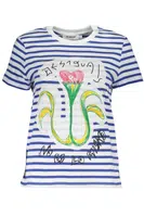 DESIGUAL SHORT SLEEVE T-SHIRT WOMEN BLUE