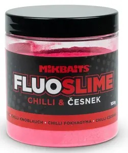 Mikbaits obaľovací dip fluo slime 100 g - chilli cesnak