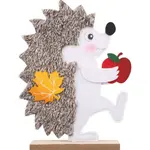 Anděl Plstený ježko stojaci hnedý 30 cm