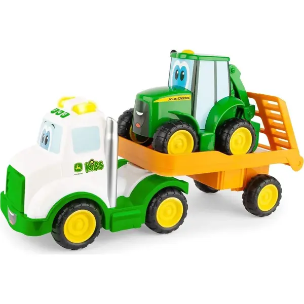 Tomy John Deere Kids Traktor Johny s ťahačom