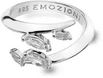 Hot Diamonds Strieborný prsteň Hot Diamonds Emozioni sa zirkónmi ER023 55 mm