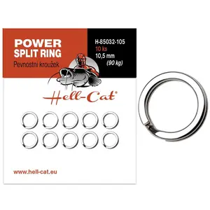Hell-cat krúžok pevnostný power split ring 10 ks - 9 mm 70 kg