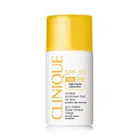 Clinique Minerálny opaľovací fluid na tvár SPF 50 (Mineral Sunscreen Fluid For Face) 30 ml