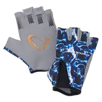 Savage gear rukavice marine half glove sea blue - xl