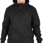 Fox bunda collection soft shell jacket black orange - s