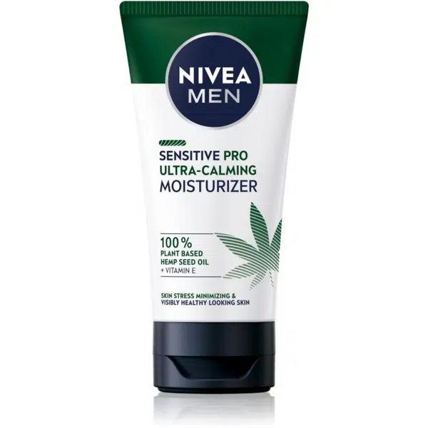 NIVEA MEN Sensitive Hemp zklidňující pleťový krém s konopným olejem pro muže 75 ml