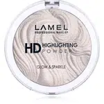 LAMEL Insta Glow and Sparkle kompaktní pudrový rozjasňovač odstín 401 12 g