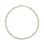 Morellato Půvabný pozlacený náhrdelník s krystaly Poetica SAUZ04