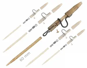 Zfish závěsky heavy duty clip complete pin set 60 mm 5 ks