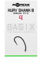 Korda háčky basix kurv shank barbless - 4