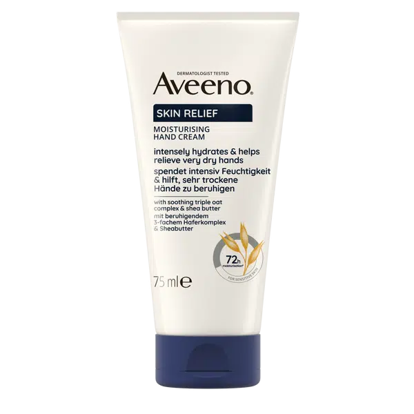 AVEENO Skin Relief Hydratační krém na ruce bez parfemace 75 ml