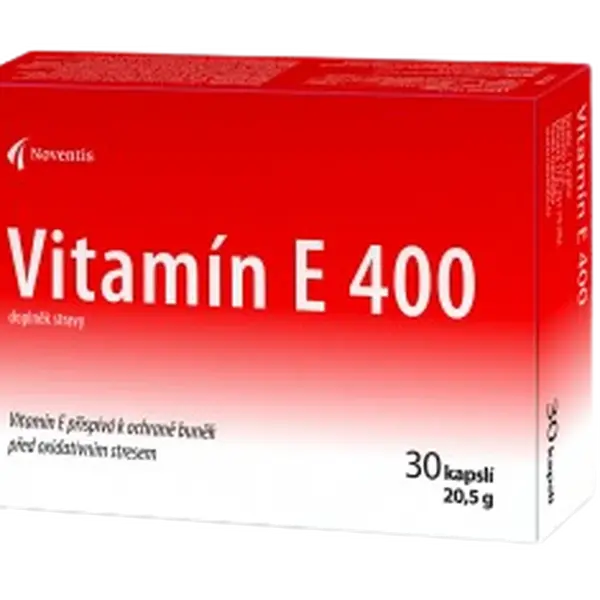 NOVENTIS Vitamín E 400 30 kapslí