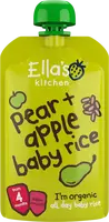 ELLA'S KITCHEN BIO Dětská rýže, hruška a jablko 120 g
