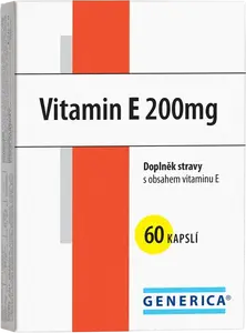 GENERICA Vitamin E 200 mg 60 kapslí