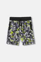 Dětské bavlněné šortky Guess zelená barva, nastavitelný pas, N5YD00 KA6R4