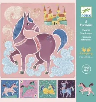 Šablony na malování - koně