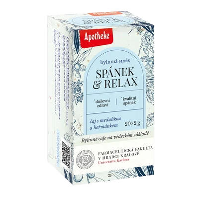 APOTHEKE Čaj Spánek a relax Farmaceutická fakulta 20 x 2 g