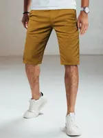 Pánské džínové šortky hořčicové Dstreet SX1438