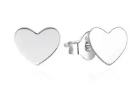 Agato Stříbrné náušnice Srdíčka AGT-E176P