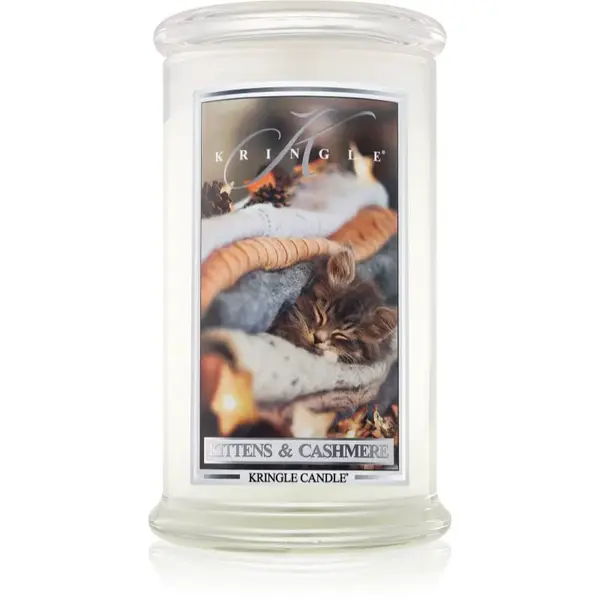 Kringle Candle Kittens & Cashmere vonná svíčka 624 g