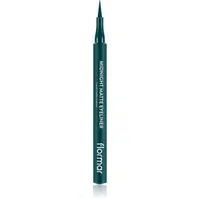 flormar Midnight Matte Eyeliner linka na oči ve fixu s matným efektem odstín 04 Green 1 ml