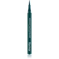flormar Midnight Matte Eyeliner linka na oči ve fixu s matným efektem odstín 04 Green 1 ml