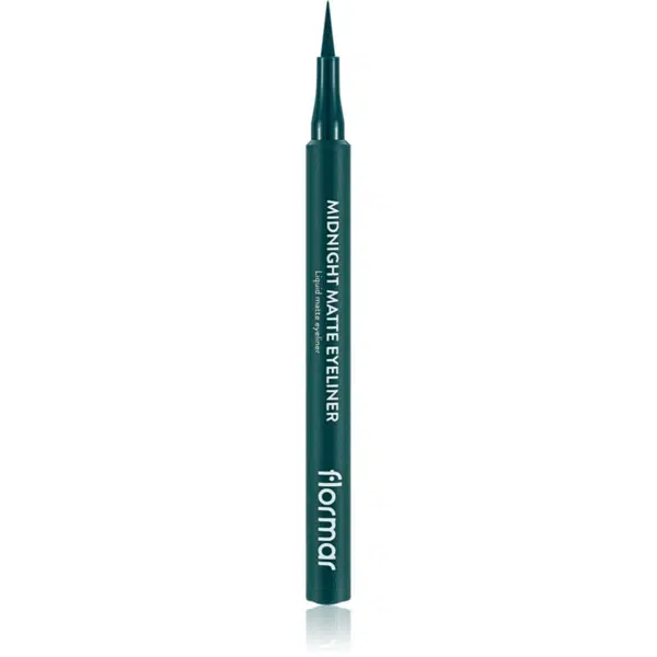 flormar Midnight Matte Eyeliner linka na oči ve fixu s matným efektem odstín 04 Green 1 ml