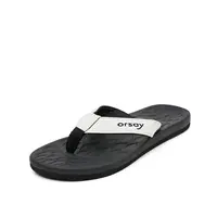 Orsay Bílo-černé dámské žabky - Dámské