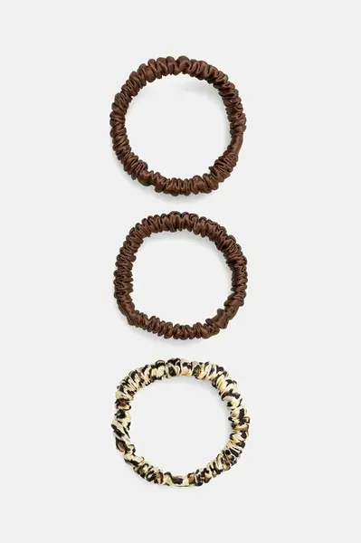 Hedvábné gumičky do vlasů Answear.LAB 3-pack