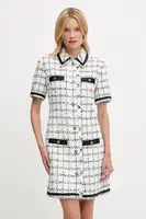 Šaty z vlněné směsi Karl Lagerfeld