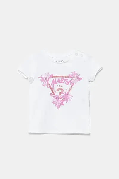 Dětské tričko Guess bílá barva, A5GI03 K6YW4