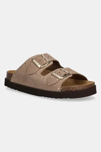 Semišové pantofle Scholl BEATRIZ