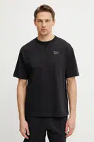 Bavlněné tričko Reebok Classic černá barva, 100214087