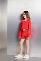 Dětské bavlněné šortky Patrizia Pepe K103