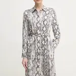 Šaty OUI béžová barva, mini, 92082