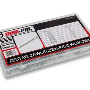Závlačka, sada 555ks MAR-POL