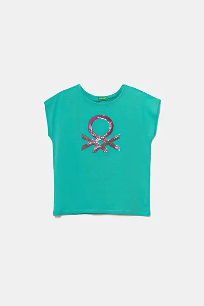 Dětské bavlněné tričko United Colors of Benetton