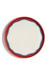 Mělký talíř &k amsterdam daydream bulge red 26 cm