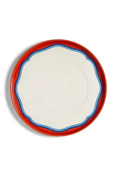 Mělký talíř &k amsterdam daydream bulge red 26 cm