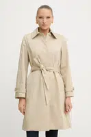 Kabát BOSS dámský, béžová barva, 50543189