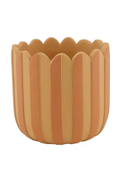 Květináč home & lifestyle oranžová barva